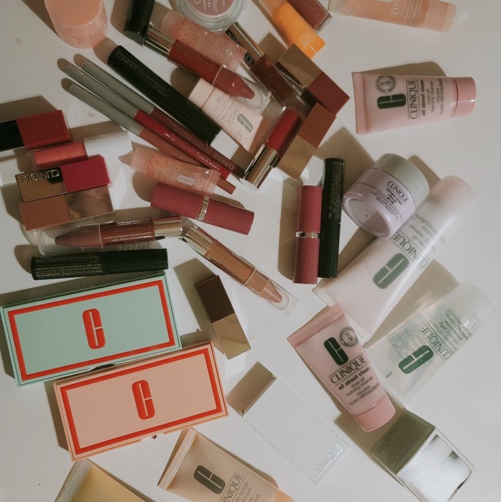 Bundle of Clinique skincare and cosmetics